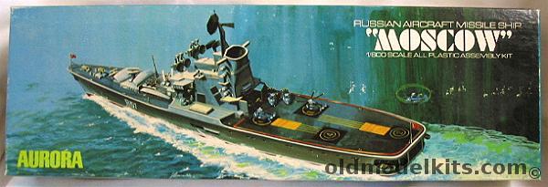 Aurora 1/600 Cruiser Moscow, 722-200 plastic model kit